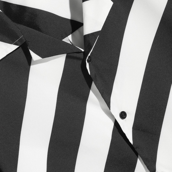 SHEIN Men Striped Print Shirt - Picture 3 of 6